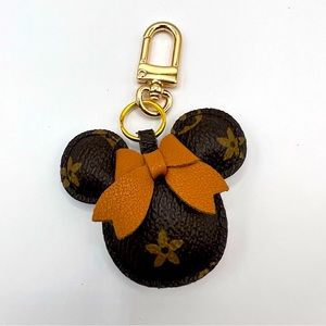 NEW Monogram Mouse Bag Charm Keychain